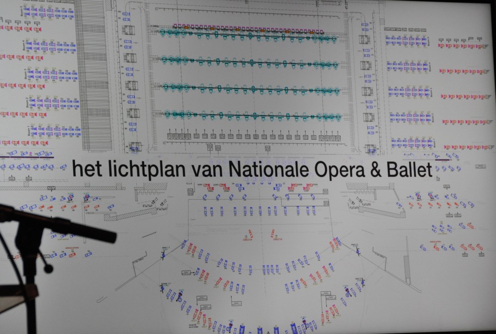 Lichtplan van Nationale Opera & Ballet